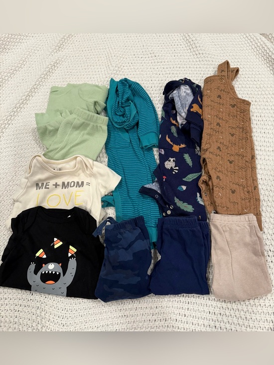 GAP Other - Baby Infant Boy Bundle One Piece Onesies Pants Overalls 3-6M Gap Old Navy Disney
